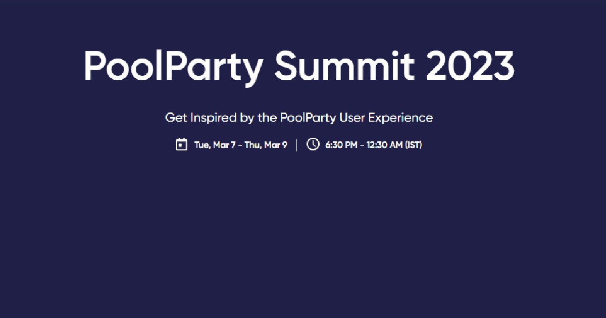 PoolParty Summit 2023