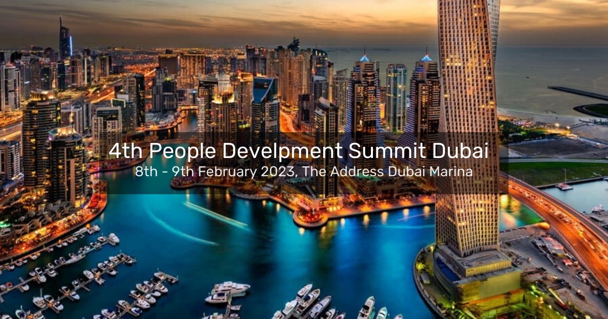 4th People Development Summit Dubai